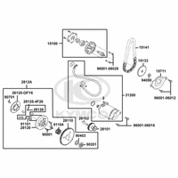 Anlasser, Anlasserfreilauf & Ölpumpe