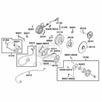 Lichtmaschine, Anlasser & Ölpumpe