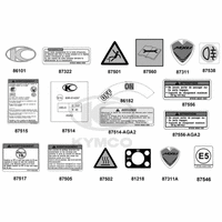 Aufkleber & Hinweis - Schilder