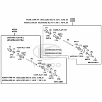Einzelteile Antriebswelle