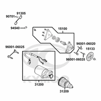 Ölpumpe, Anlasser & Anlasserfreilauf
