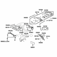 Rücklicht, Spritzschutz & Radabdeckung hinten