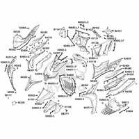 Verkleidungen vorne, Trittbrett & Kotflügel