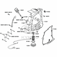 Kurbelgehäusedeckel rechts