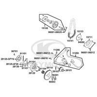 Anlasser, Anlasserfreilauf & Ölpumpe