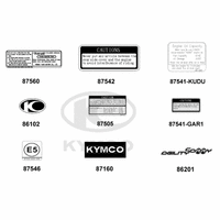 Embleme, Aufkleber & Hinweisschilder