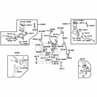 Hauptbremszylinder vo.,Bremsschläuche & ABS Steuergerät