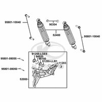 Stoßdämfer hinten & Schwingarm