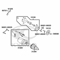 Ölpumpe, Anlasser & Anlasserfreilauf