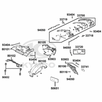 Rücklicht, Spritzschutz & Radabdeckung hinten