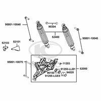 Stoßdämpfer hinten & Schwingarm