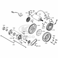 Lichtmaschine, Ölpumpe & Anlasser