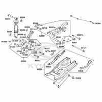 Schwinge & Federbein hinten
