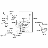 Hauptbremszylinder hinten & Fußbremse