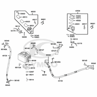 Hauptbremszylinder, Bremsleitungen & Steuergerät ABS