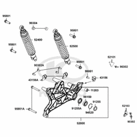 Stoßdämpfer hinten & Schwingarm