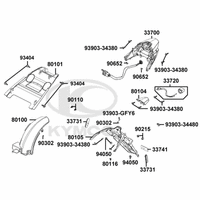 Rücklicht, Spritzschutz & Radabdeckung hinten