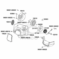 Lichtmaschine & Luftleitblech Zylinderabdeckung