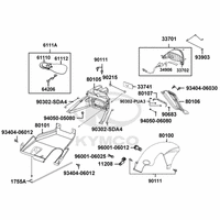 Rücklicht, Spritzschutz & Radabdeckung hinten