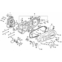 Kurbelgehäuse kpl. & Variomatikdeckel