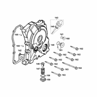 Kurbelgehäusedeckel rechts