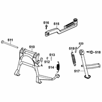 Ständer & Kickstarterhebel