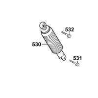 Stossdämpfer hinten