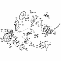 Lichtmaschine, Anlasser & Gehäusedeckel