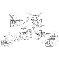 Griffe, Spiegel, Lenker & Lenkerverkleidung