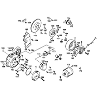 Lichtmaschine, Anlasser & Gehäusedeckel