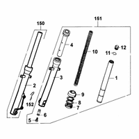 Gabel & Gabel-Einzelteile