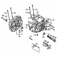 Kurbelgehäusehälften