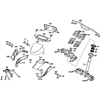 Lenker, Steuerkopf mit Verkleidung