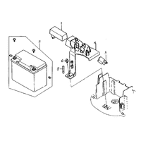 Batterie, C.D.I.-Einheit & Starter-Relais