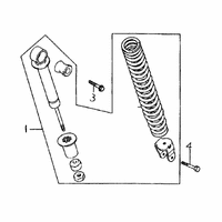 Stossdämpfer hinten