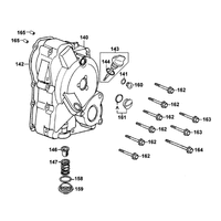 Kurbelgehäusedeckel rechts