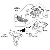 Rücklicht & hintere Radabdeckung