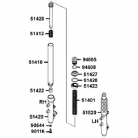 Gabelholm, Faltenbalg & Standrohr