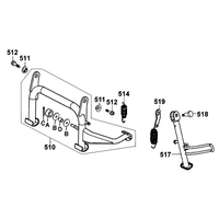 Haupt und Seitenständer