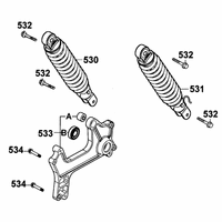 Stossdämpfer hinten
