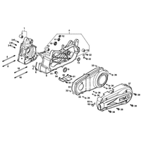 Kurbelgehäuse kpl. & Variomatikdeckel