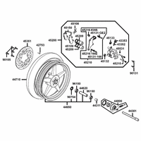 Vorderrad mit Sattel