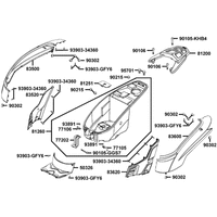 Hintere Verkleidungen & Helmfach