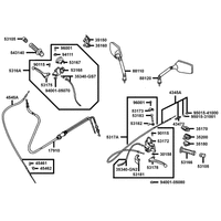 Griffe, Spiegel & Bowdenzüge