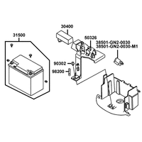 Batterie & C.D.I. - Einheit
