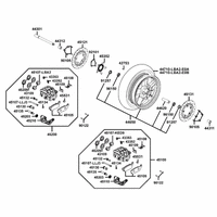 Vorderrad mit Sattel