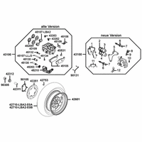 Hinterrad mit Sattel