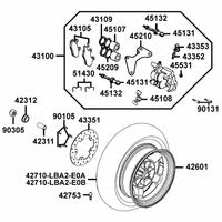 Hinterrad mit Sattel