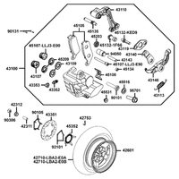 Hinterrad mit Sattel