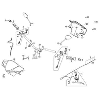 Griffe, Spiegel, Lenker & Lenkerverkleidung